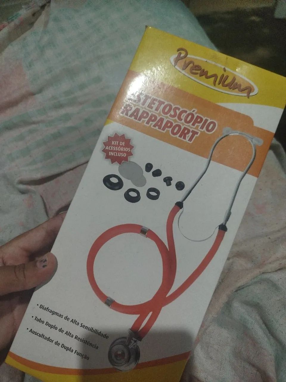 Kit estetoscópio + Esfigmomanômetro Premium  - Foto 5