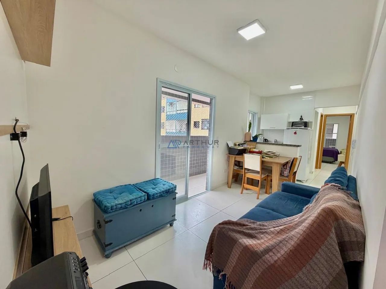 Apartamento para locação com 1 dormitório em Praia Grande no Canto do Forte - Foto 7