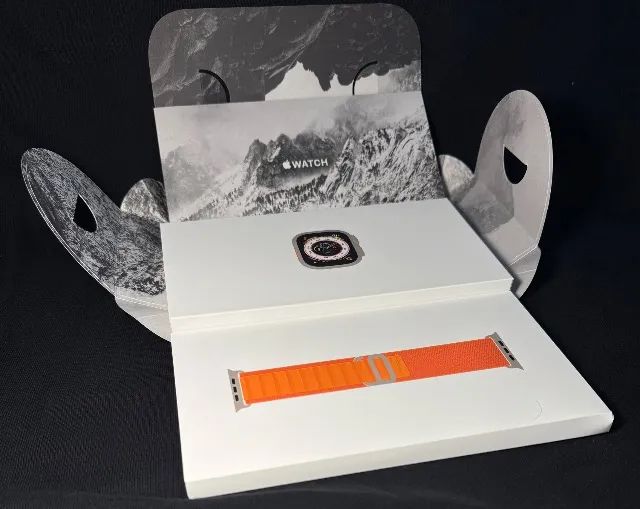 Apple Watch Ultra 1 Pulseira Loop Alpine Orange - Foto 5
