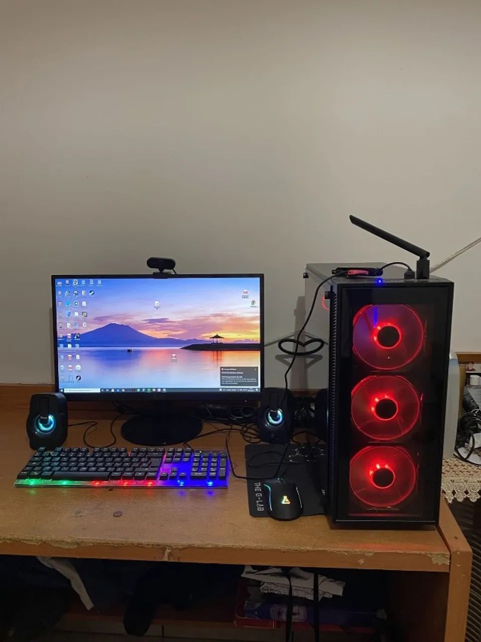 PC GAMER / TRABALHO - RYZEN 5 5600 - RX 550 - RGB