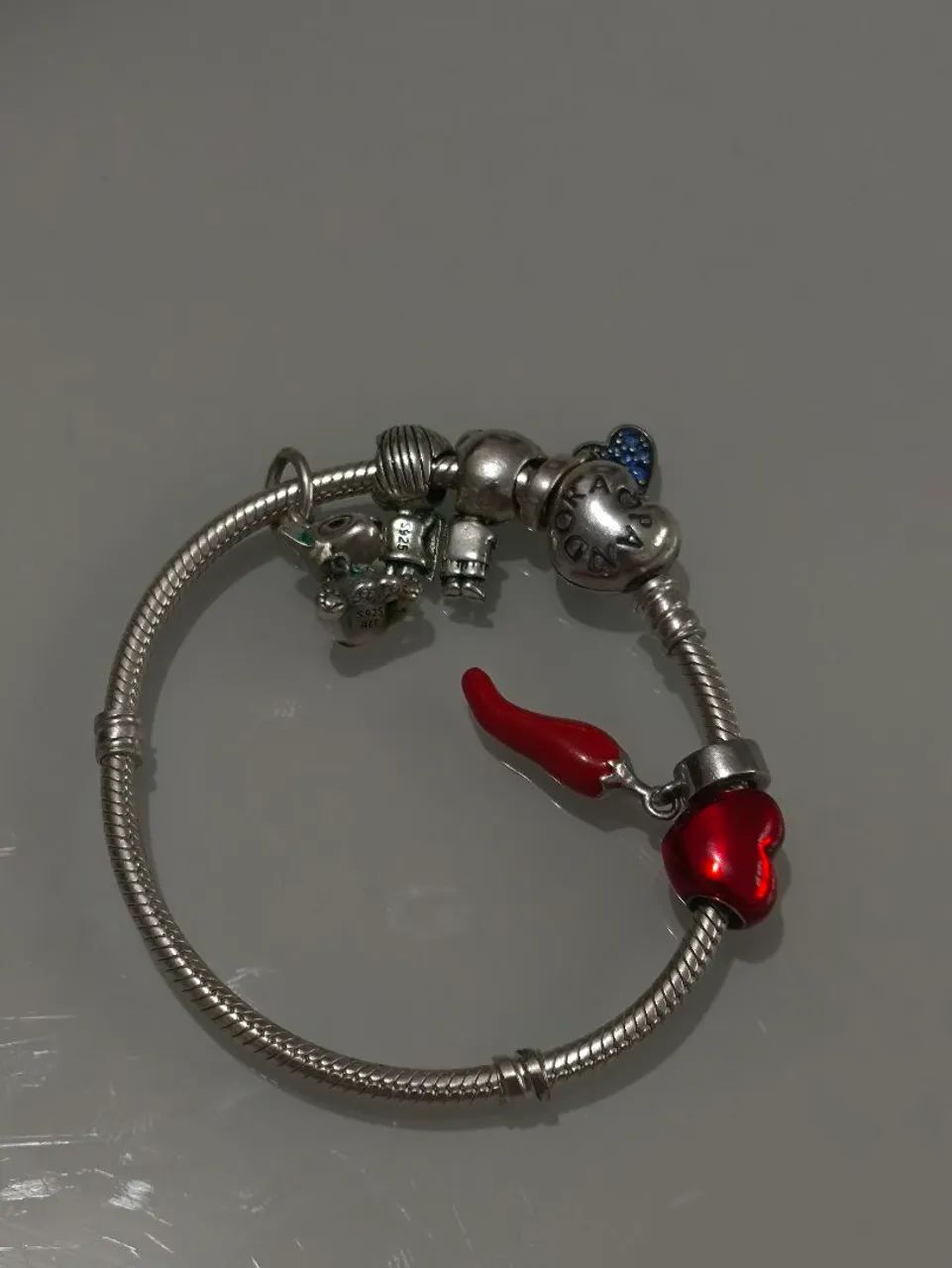 PULSEIRA PANDORA COM BERLOQUES ORIGINAIS - Foto 3