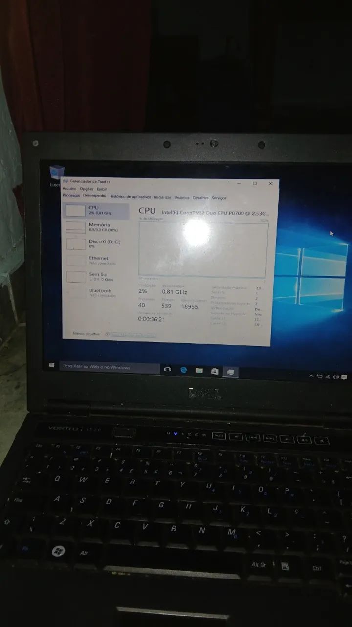 Dell vostro 1320 para conserto/peças 