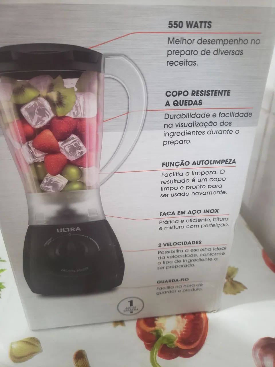 Liquidificador Novo na Caixa - Potente - Foto 2