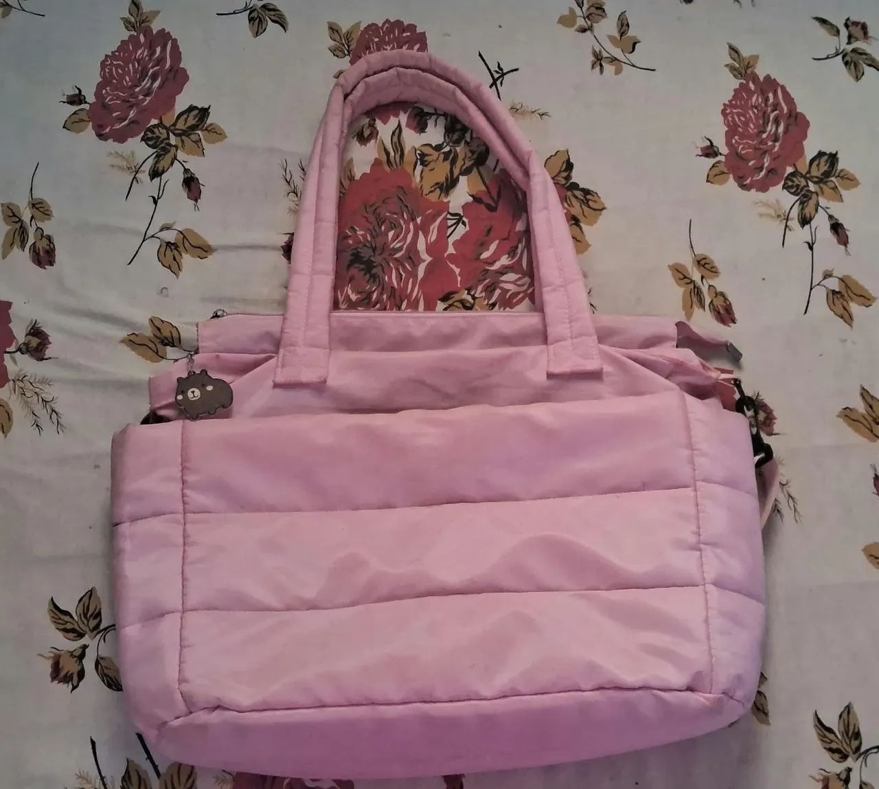 BOLSA PUFFER ROSA