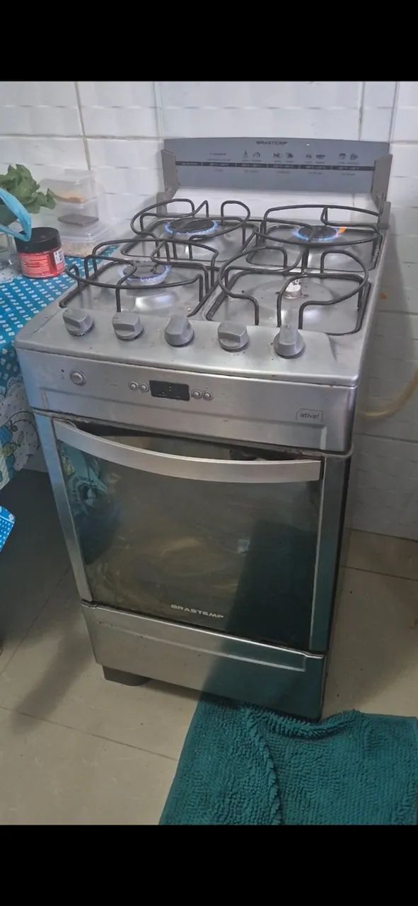 Fogão Brastemp automático 
