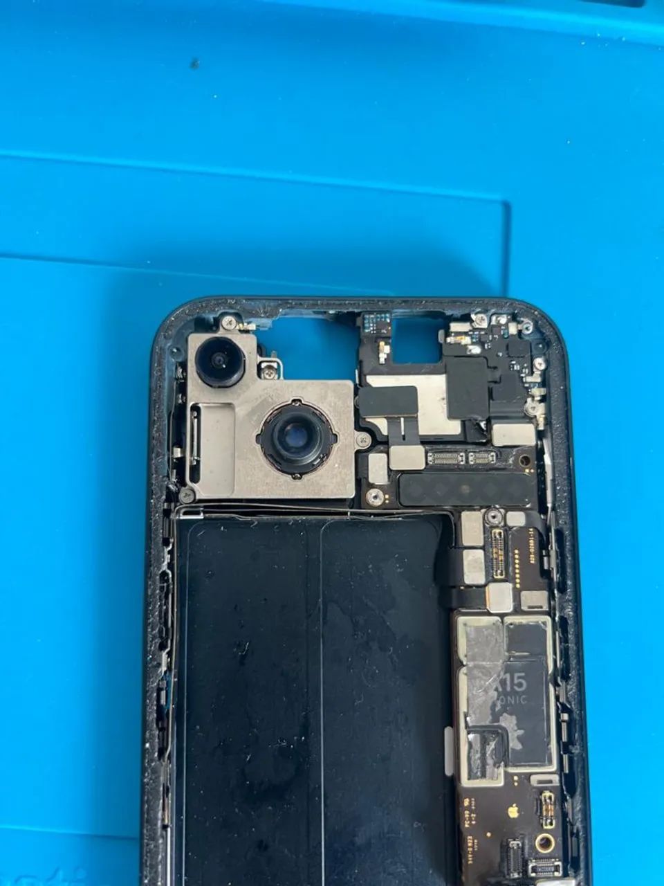 Câmera traseira do iPhone 14 original usada funcionando 