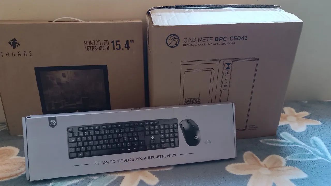 PC Completo Gabinete+ Teclado+ Mouse - Foto 2