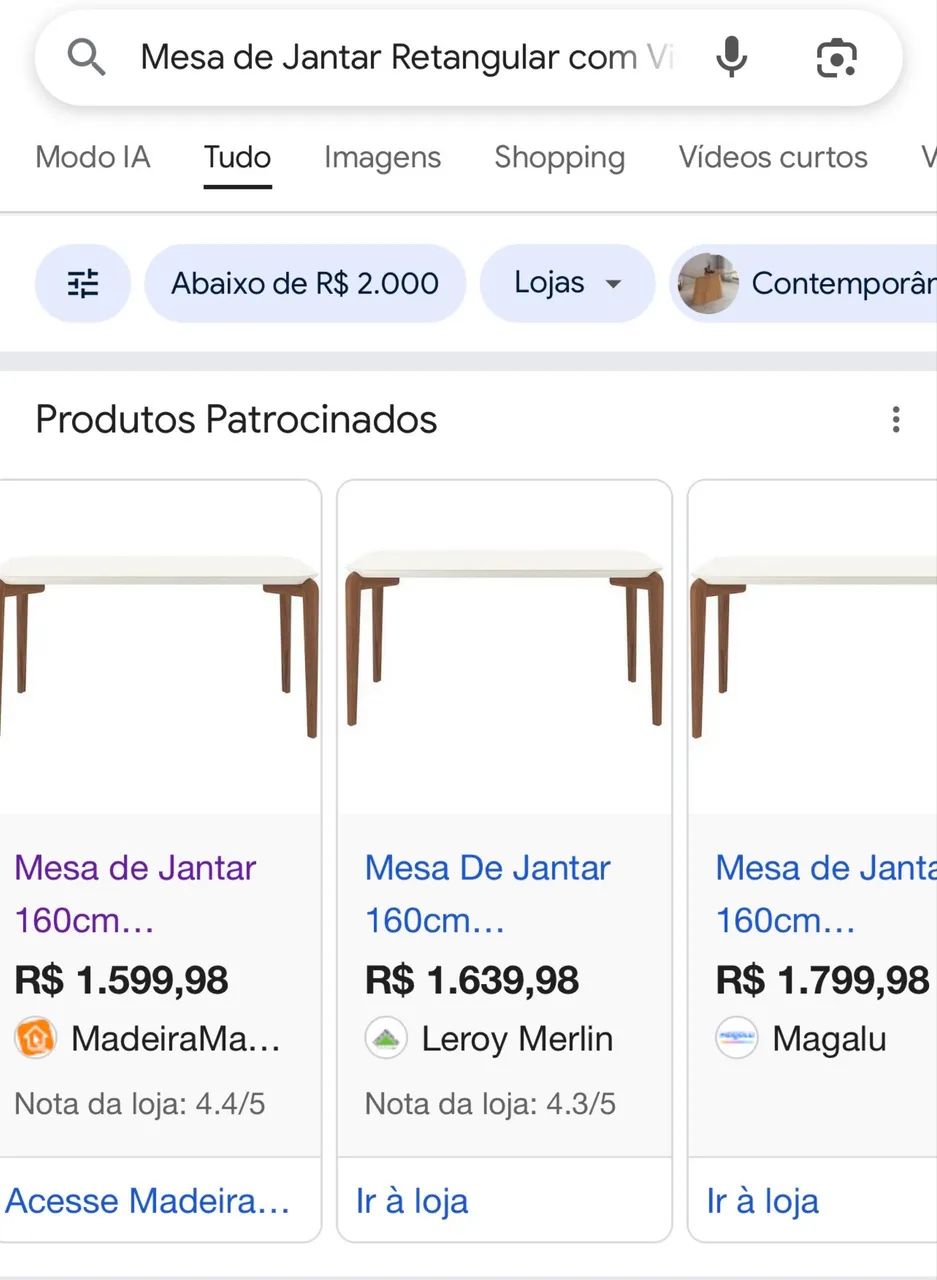 Mesa de Jantar + Kit com 4 Cadeiras  - Foto 5