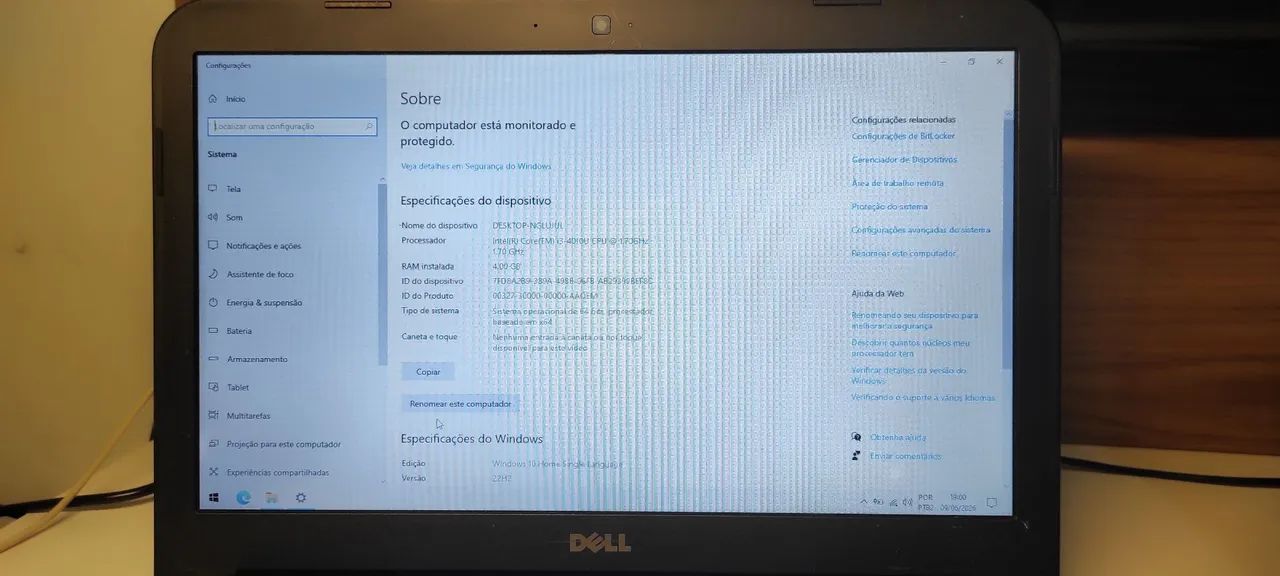 Notebook DELL LATITUDE 3440 OPORTUNIDADE DE NEGÓCIO, COM SSD - Foto 4