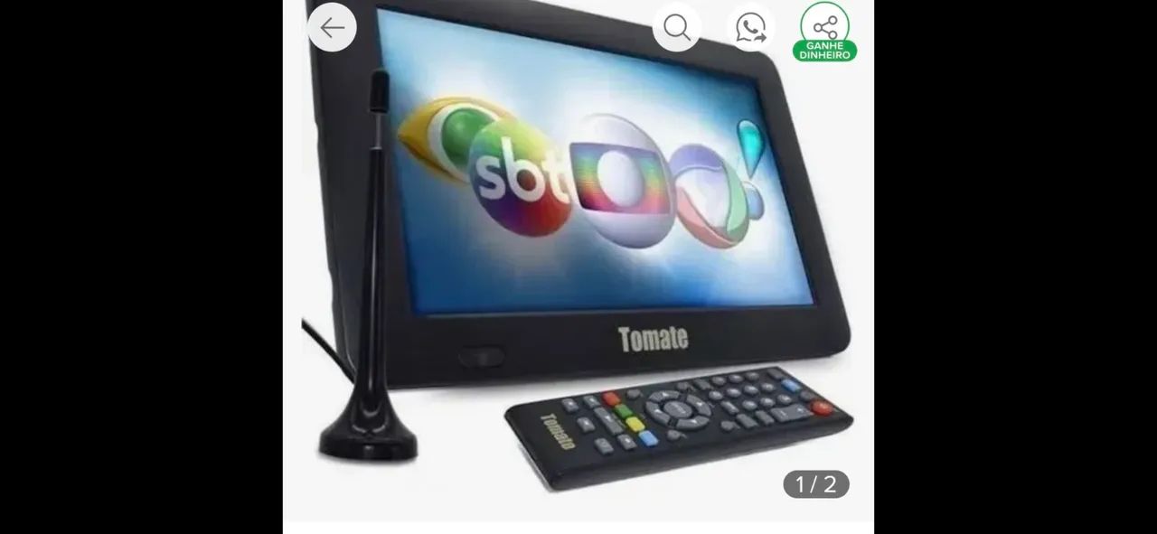 Tv tamanho 9 polegadas 