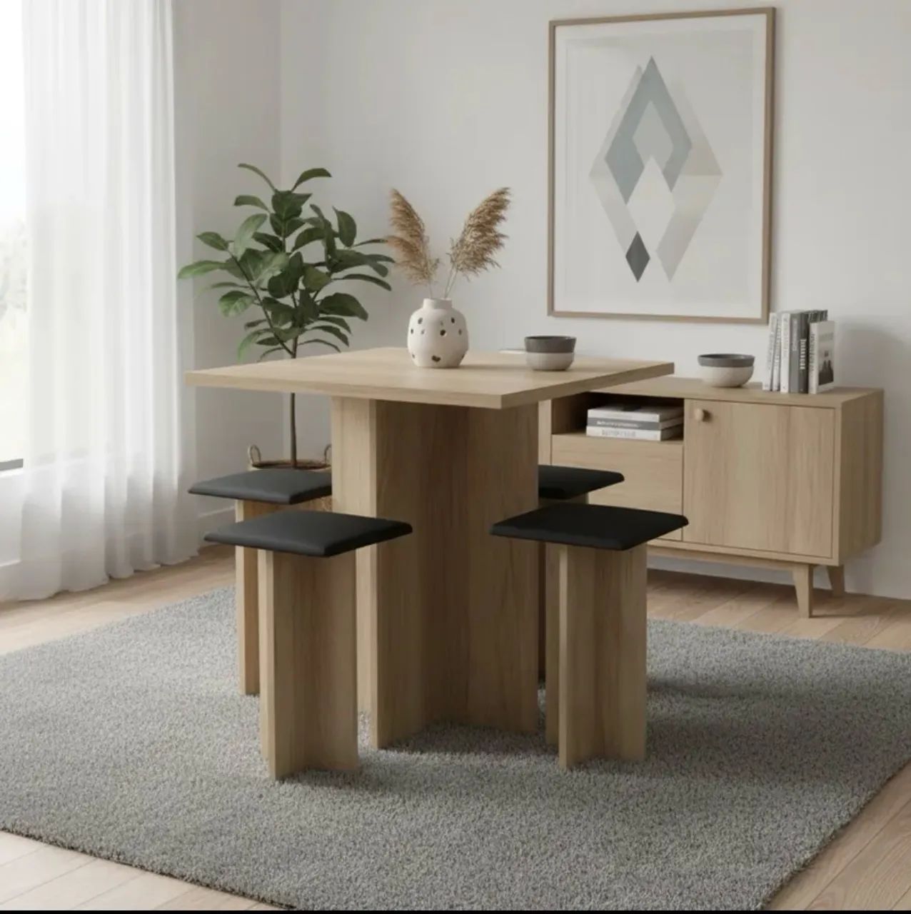 Conjunto de mesa Edna  - Foto 2