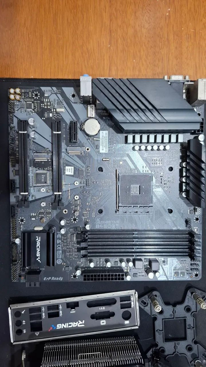 PLACA MÃE AM4 Biostar Racing b450gt + cooler deepcool - Foto 2