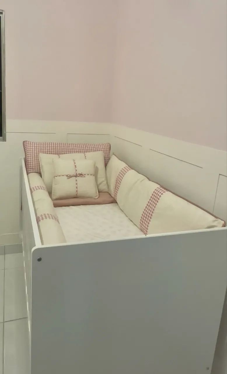 VENDO KIT BERÇO PARA BEBÊ MENINA