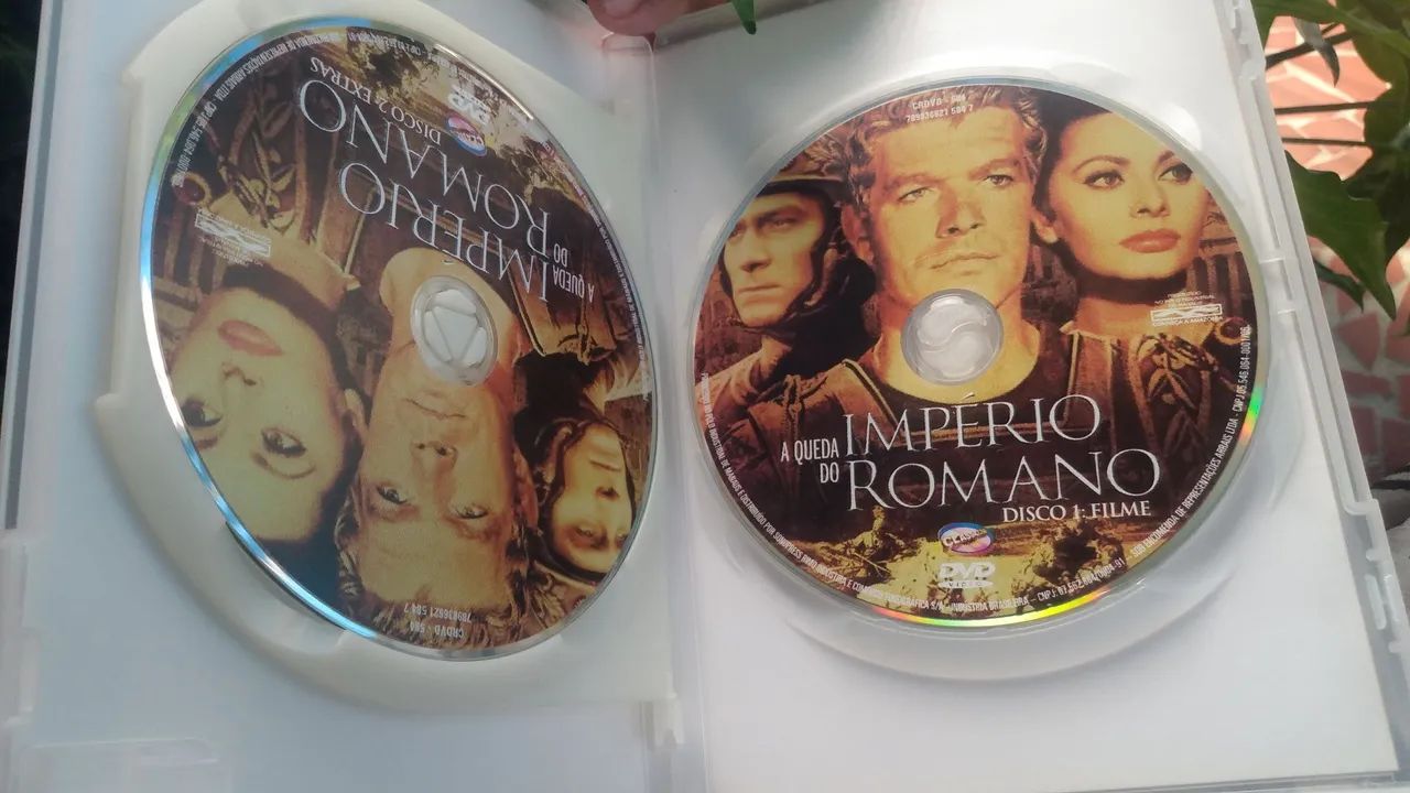DVD original duplo a queda do império romano.  - Foto 5