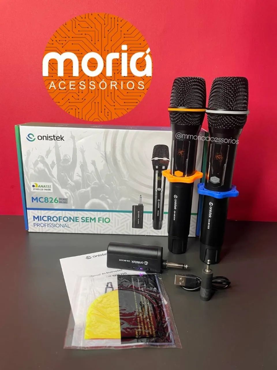 Microfone Duplo Sem Fio - Foto 6