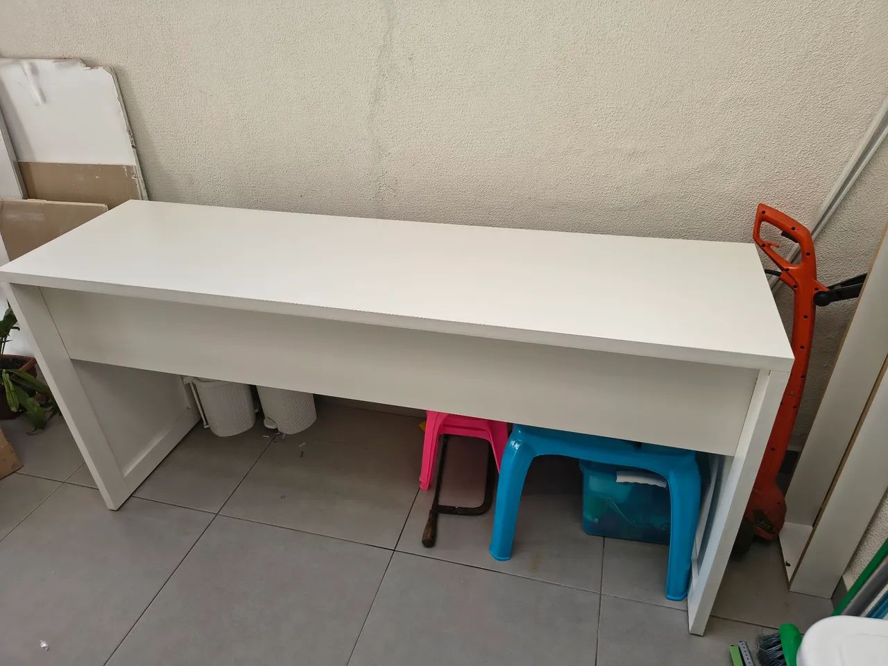 Balcão de madeira Branco 