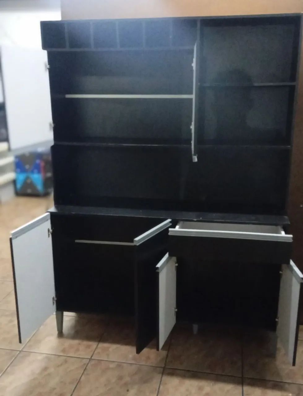 Armário de Cozinha Preto - Foto 5