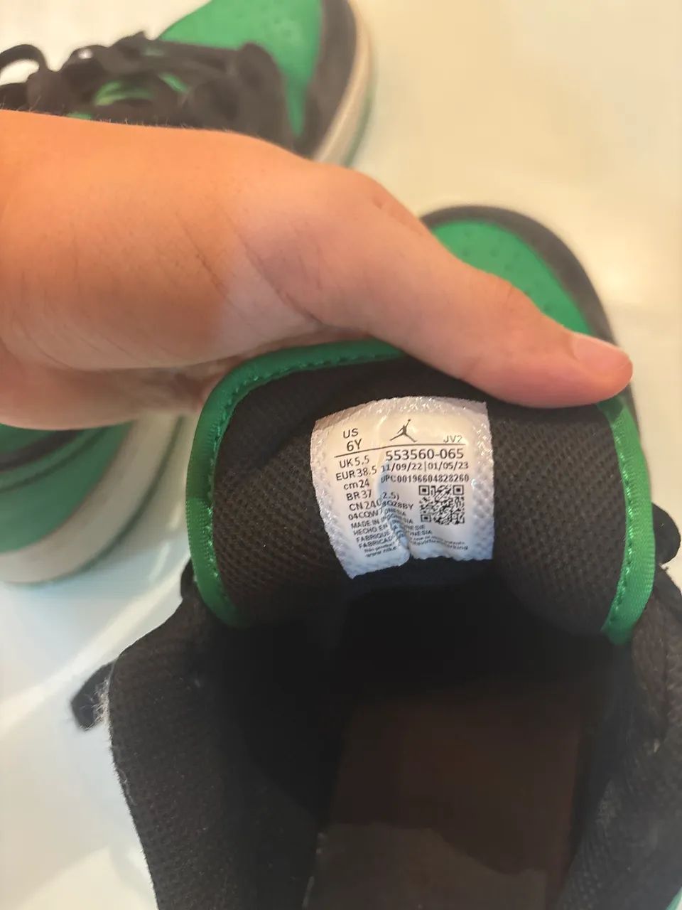 Air jordan 1 low verde  - Foto 2