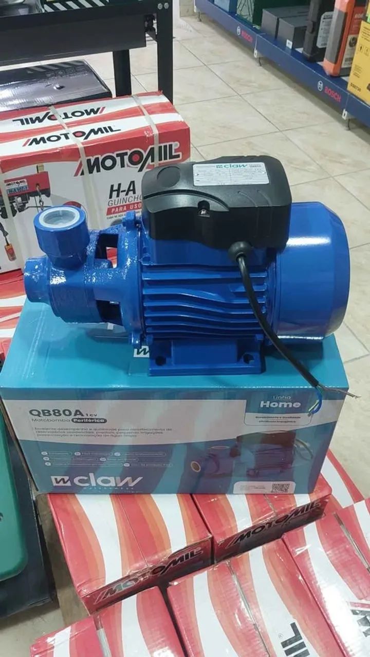 Motobomba Periférica 1CV QB80A Claw - Nova/Loja - Foto 2
