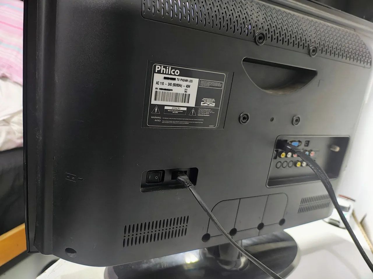 TV Philco 24 polegadas funcionando em bom estado - Foto 5