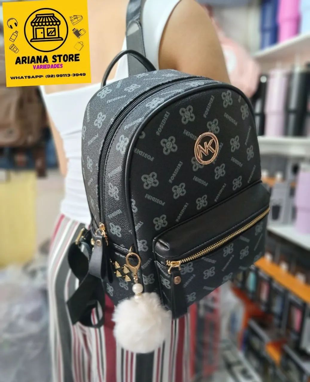 Mochila feminina média  - Foto 4