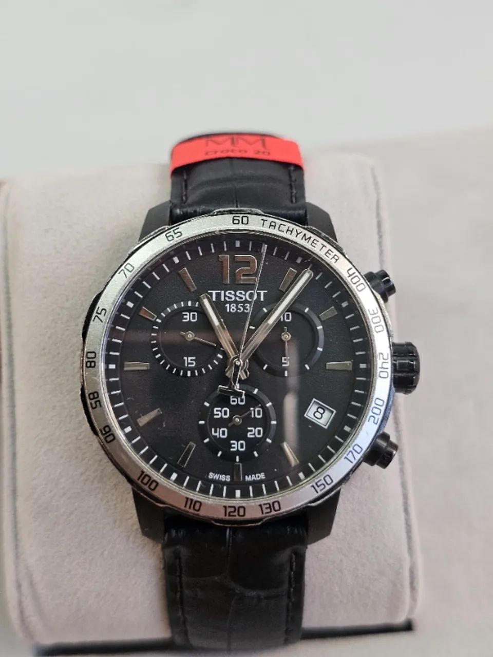Relógio Tissot Original Cronógrafo revisado pilha e pulseira nova - Foto 3