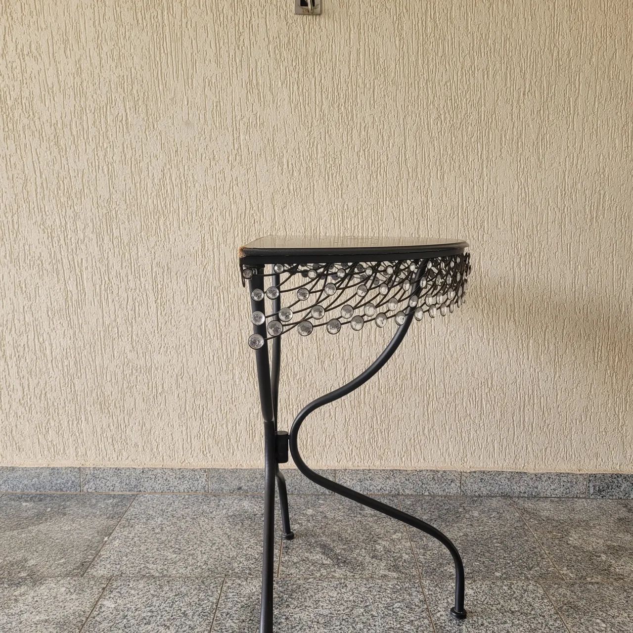 Aparador meia lua de ferro + espelho - Foto 5