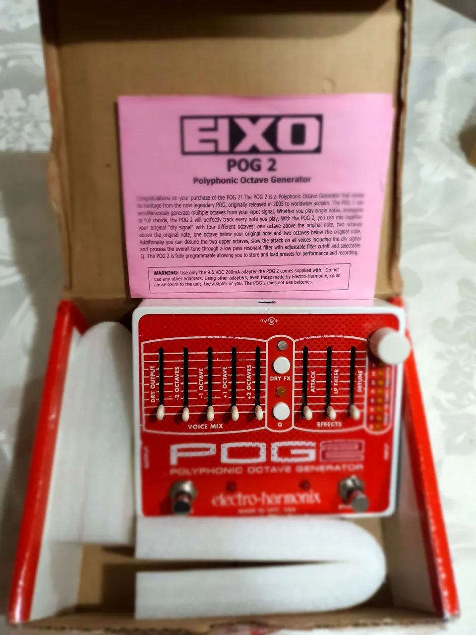 Ehx Pog2 - Pedal oitavador 