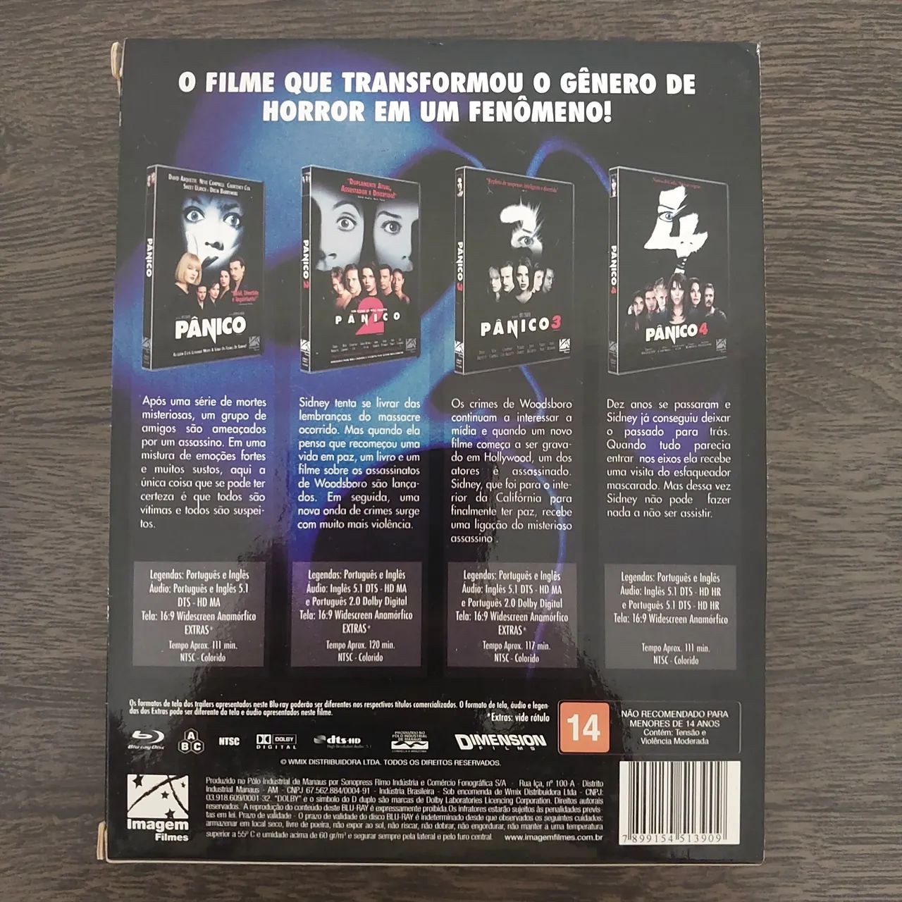 Bluray pânico (scream) - box imagem filmes - Raríssimo  - Foto 5