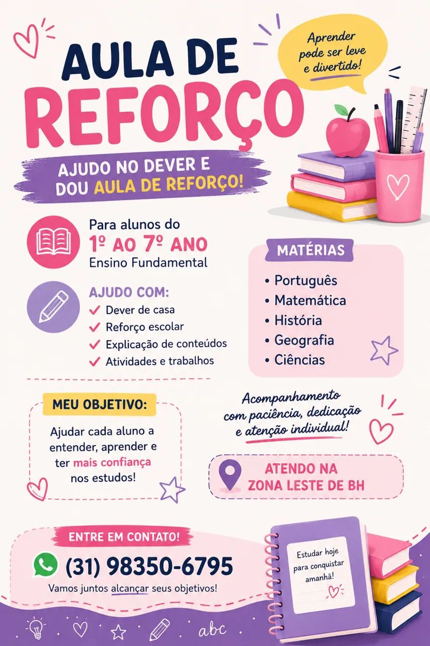 Aula de reforço 