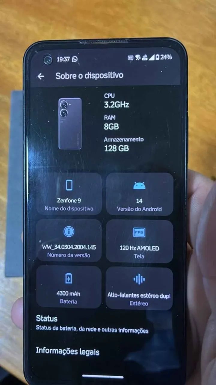 Smartphone Asus ZenFone 9 128GB - Foto 5