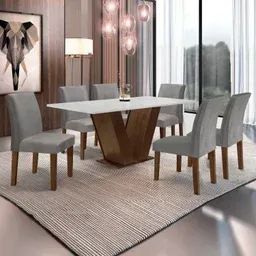 Mesa de jantar 6 lugares 1,70m tampo - Foto 2