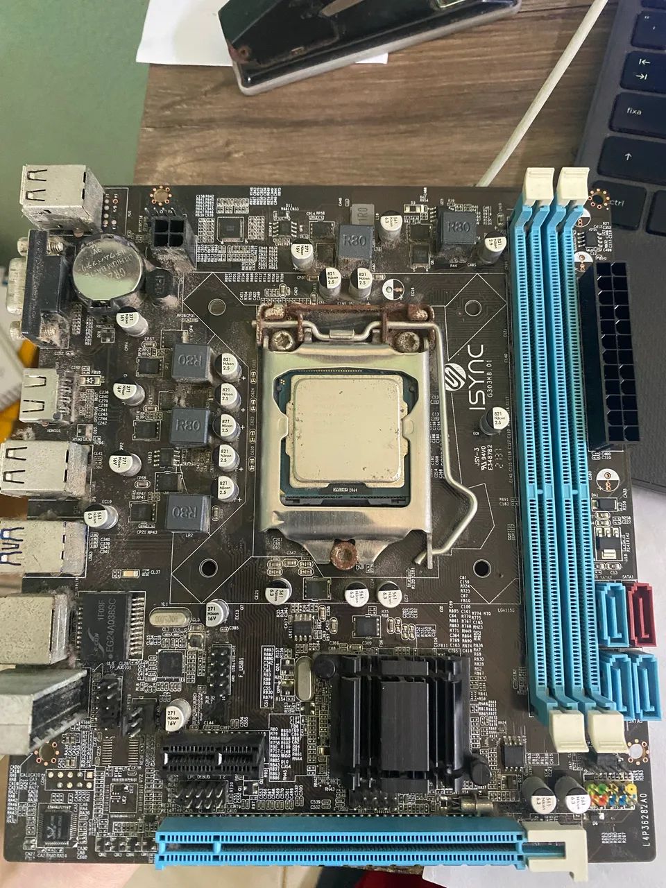 Placa mãe Desktop 1155 DDR3 + Processador i5 3 geração