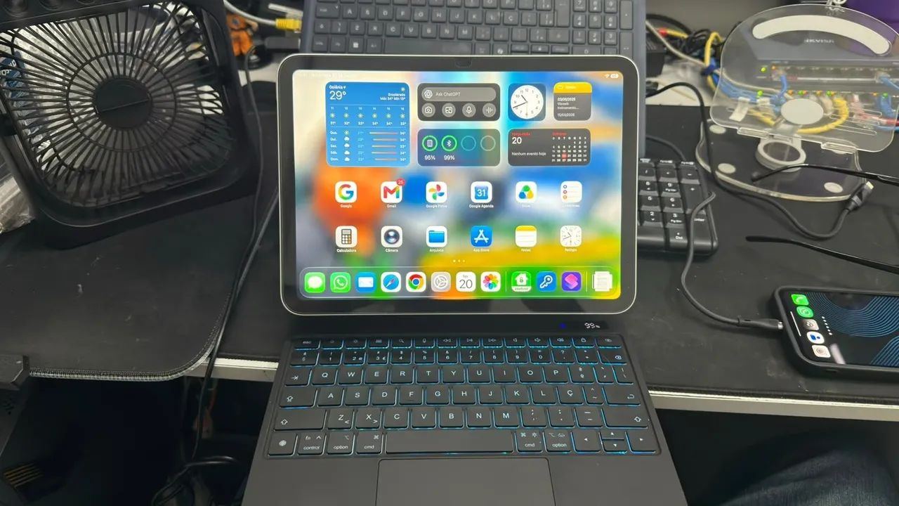 iPad 10 com case teclado  - Foto 4