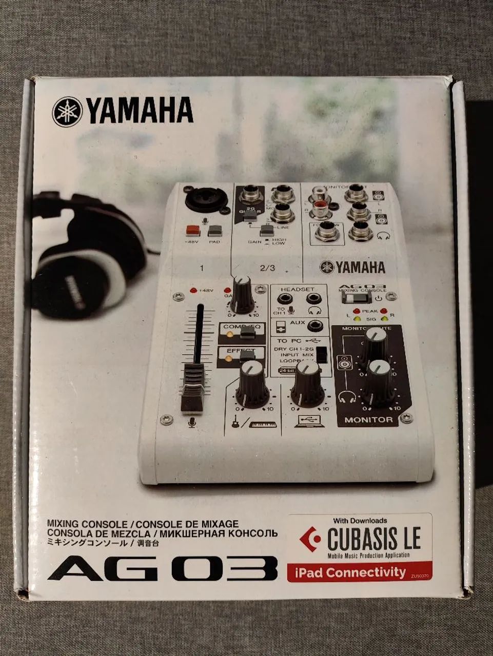 Mesa de som/Interface de áudio Yamaha AG03 