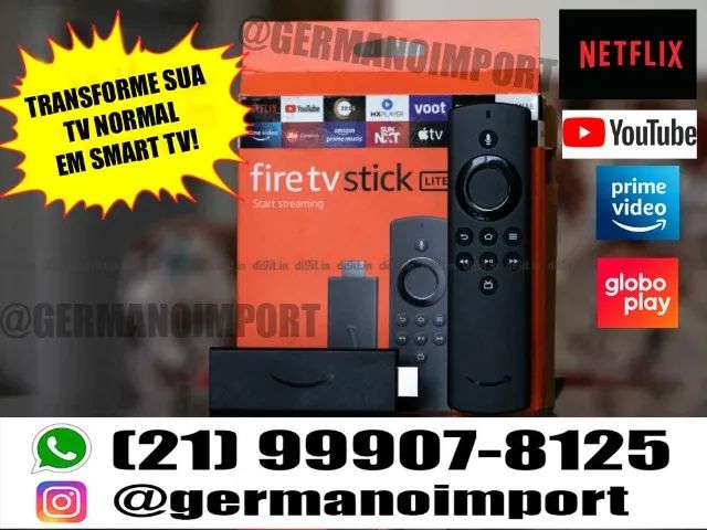 Fire Stick TV Lite Transforme sua TV normal em smart assista séries - Foto 5