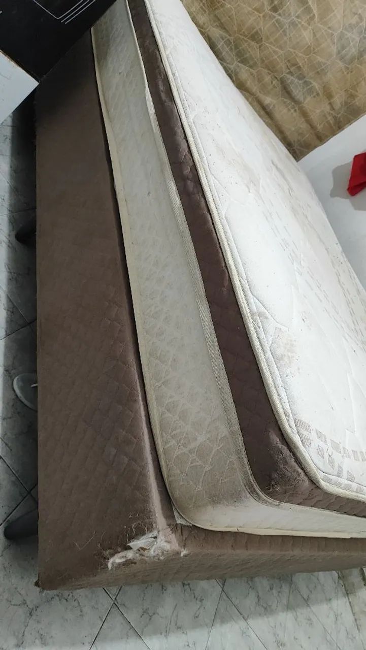 Cama box, base mais colchão  - Foto 3