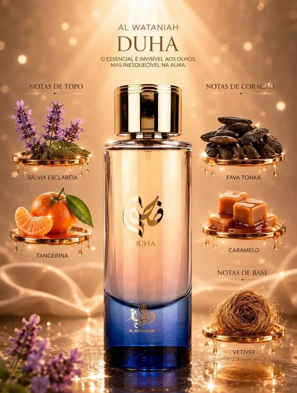 PERFUME ARABE AL WATANIAH DUHA - 100ml - Foto 2