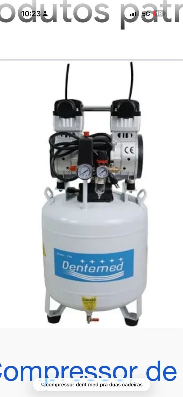 Venda de cadeira e compressor odontológico 