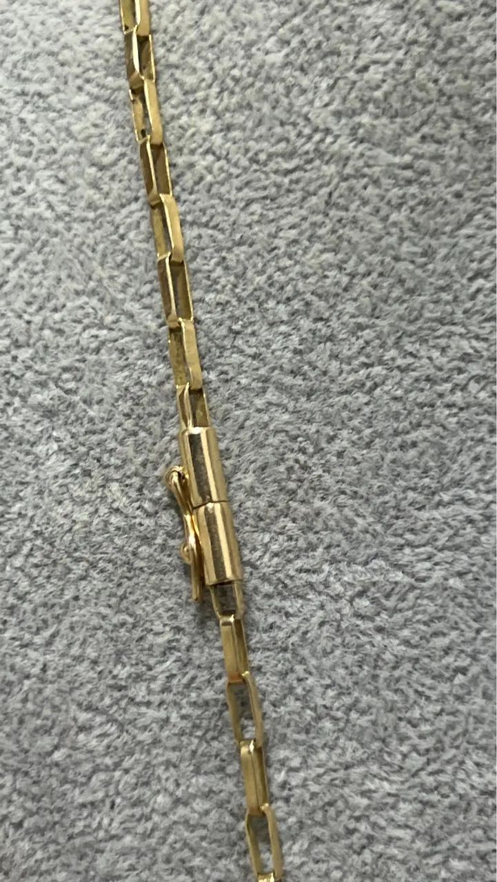 Corrente de ouro 18k cartier nova sem uso  - Foto 2