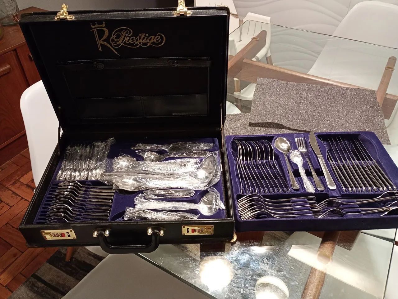 Faqueiro Requinte inox 72 peças pouco uso - Foto 5