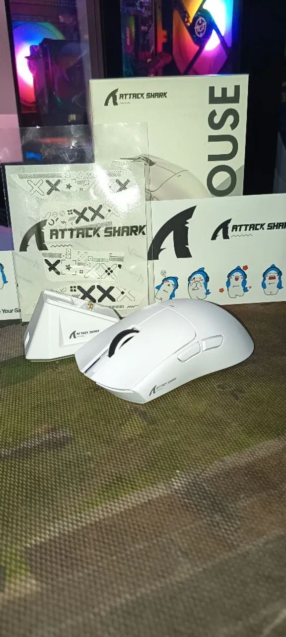 Mouse Gamer Attack Shark X11 Entrega Grátis  - Foto 2