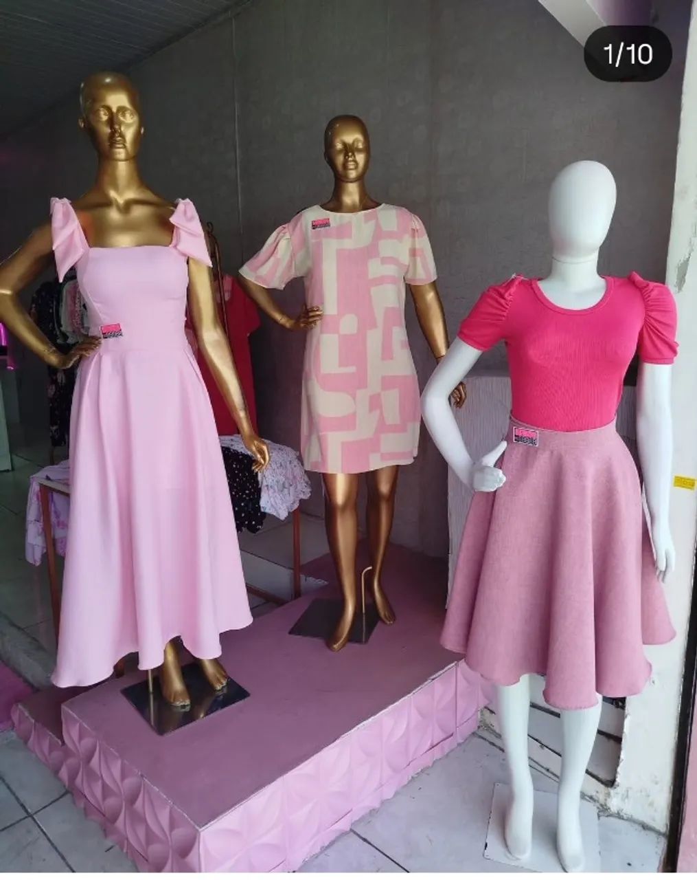 Manequins de fibra conjunto slim e plus size - Foto 5