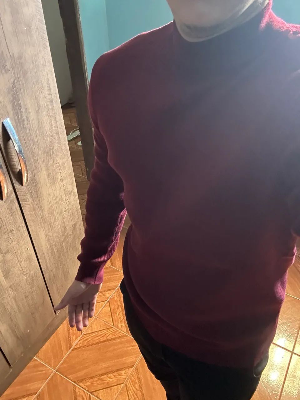 Sueter cor de vinho - Foto 2