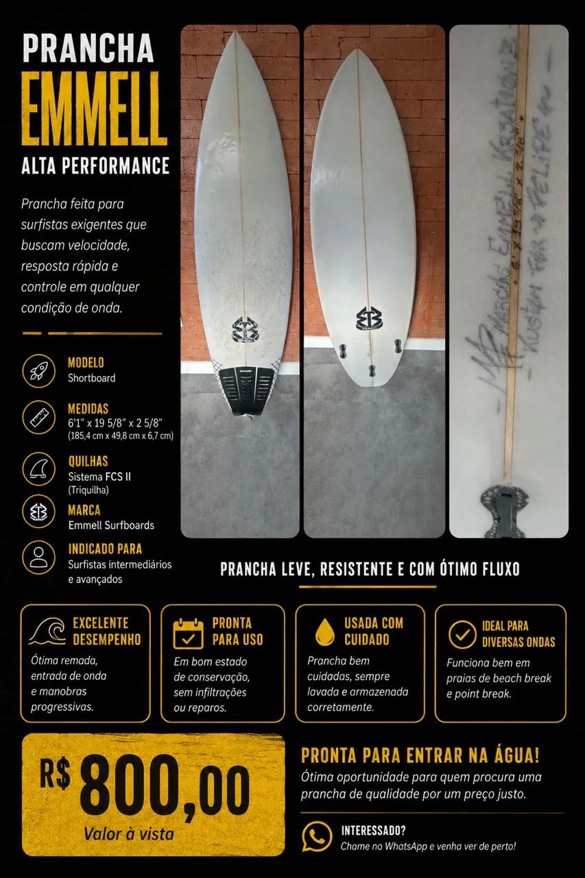 PRANCHA DE SURF 6?0
