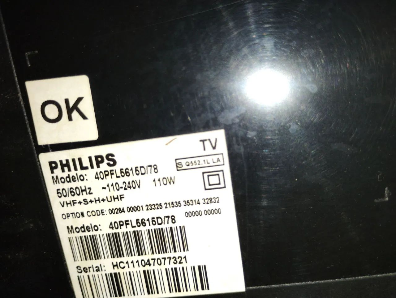 TV LCD Philips 40 polegadas Modelo 40PFL5615D/78 Parou de funcionar  - Foto 6