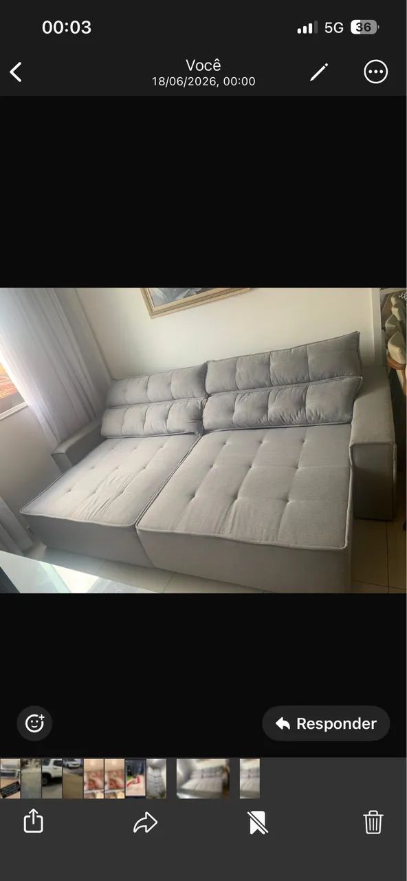 SOFÁ FRATELLI RETRÁTIL (POUCO USADO)