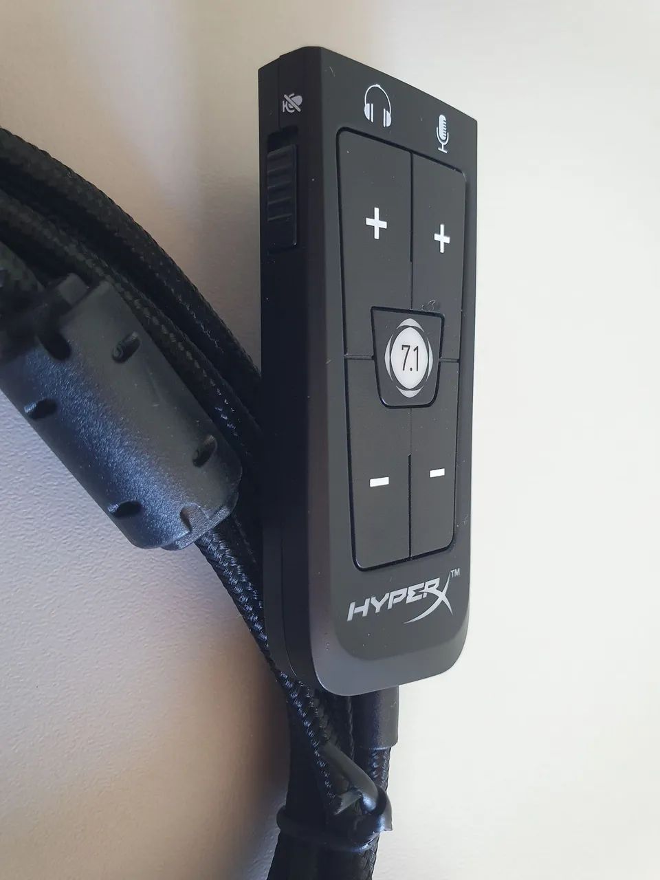Placa de Som USB 7.1 Original HyperX Cloud II + Adaptador - Foto 4
