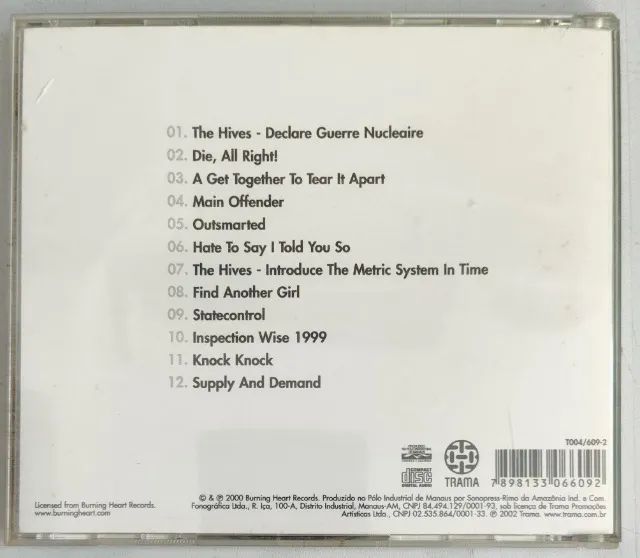CD - The Hives - Veni Vidi Vicious - 2000 - Foto 3