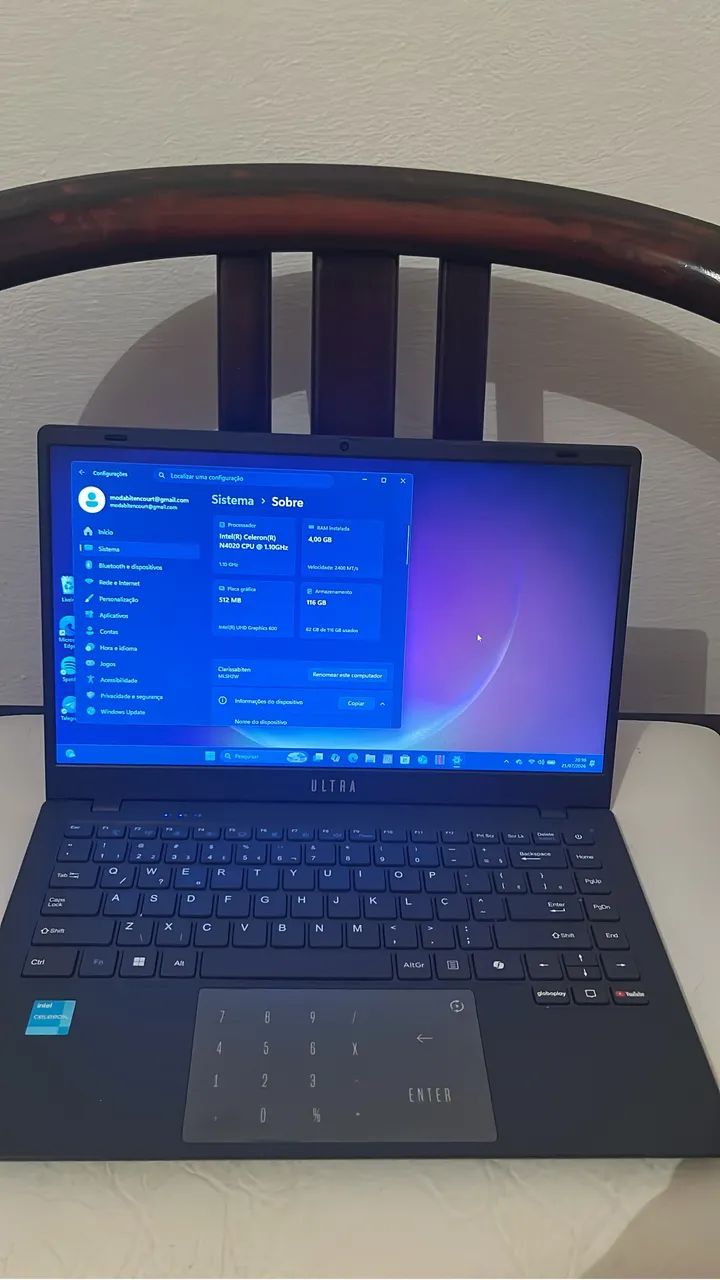Notebook novo! 